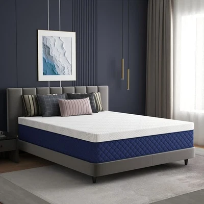 BEDNEW 14 inch Hybrid Spring Memory Foam Twin Full Queen King Size Mattress In A Box