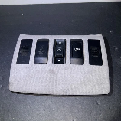 BMW E60 528i 535i 2008-2010 techo corredizo botón panel de ajuste gris OEM 7037685 Foto 1 de 4