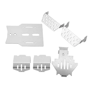 6 Pcs Stainless Steel Chassis Armor Protection Skid Plate For TRX-4 BGS - Picture 1 of 7
