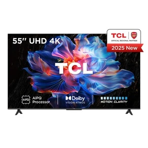 TCL 55V6C-UK 139.7 cm 55" 3840 x 2160 pixels DLED Smart TV Wi-Fi Metallic - Picture 1 of 1