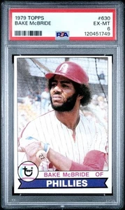 1979 Topps #630 - BAKE McBRIDE - PSA 6 !! - Picture 1 of 2