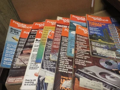 VINTAGE magazine 1977 11 ISSUES " POPULAR SCIENCE " 1977 Foto 1 de 4