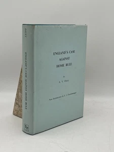 Englands Case Against Home Rule A.V Dicey Hardcover RP Reprint Political History - Imagen 1 de 2