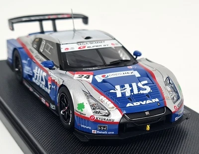 Ebbro 1/43 Nissan GT-R R35 HIS Advan Kondo Sepnag GT500 #24 Diecast Model Car - Image 1 of 4