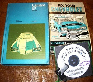 1967 1968 1969 1970 1971 1972 Chevrolet Camaro Repair Service & Parts Manuals - Picture 1 of 13
