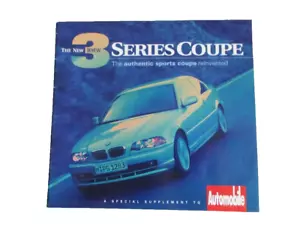 2000 BMW 3 Series Coupe Informational Booklet by Automobile Mag. Sales Borchure - Picture 1 of 3