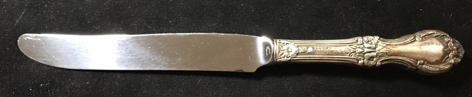 Cubiertos de plata de ley - Cuchillo de cena francés International Wild Rose Foto 1 de 4