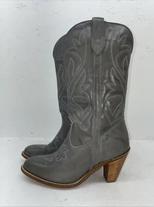 New Women’s Gray Capezio Cowboy Boots. L 342 8 M. 16-62 - Picture 1 of 8