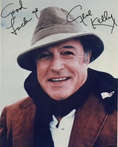 K-GENE KELLY Autograph  Color Photo  w/coa Cover