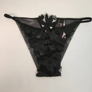Victoria's Secret Very Sexy Black Lace Panties Women's Size Med NWT - Picture 1 of 16