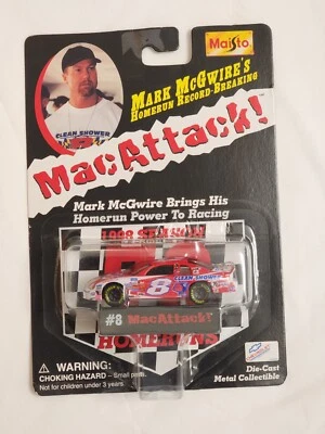 Coche diecast Maisto Mark McGwire #8 Mac Attack Bobby Hillin Jr 1:64 NUEVO EN PAQUETE NUEVO EN CAJA Foto 1 de 2