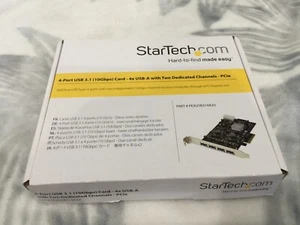 4 Port USB 3.1 PCI-e Card - 10Gbps - 4x USB w/ Two Dedicated Channels - PCI Expr - Picture 1 of 9