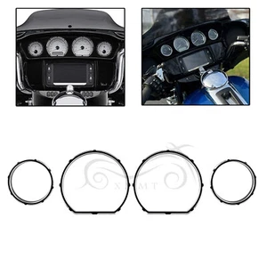 Burst Instrument Gauge Trim Bezel Kit For Harley Electra Street Road Glide FLTRX - Picture 1 of 12