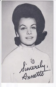 Annette Funicello Arcade Card  Billboard Vintage 1960's Era - Great Shape! - Picture 1 of 2