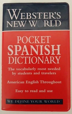 Webster's New World Pocket Spanish Dictionary : English-Spanish,...  (ExLib) - Image 1 of 2