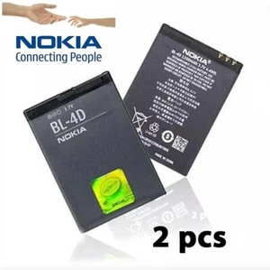 2 x Genuine Nokia Battery BL-4D for Nokia N97 Mini / Nokia N8 / E5 / E7 - Picture 1 of 1