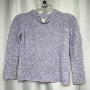 Circo Girls Med Glitter Purple Knit Sweater - Picture 1 of 8