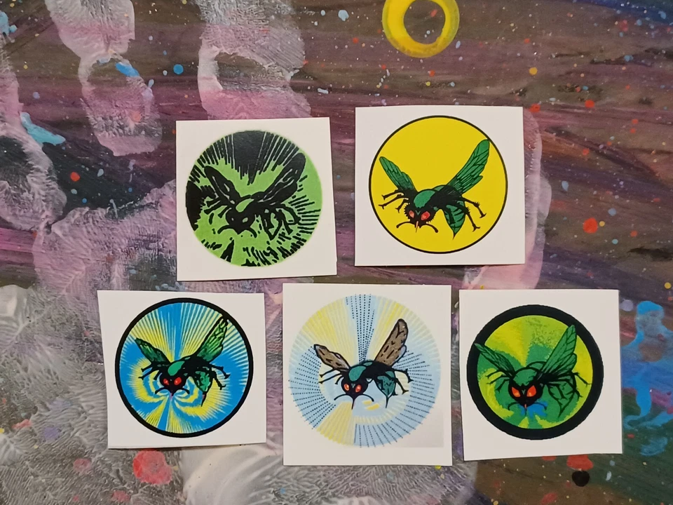 Corgi 268 Green Hornet Black Beauty Roundels Reproduction Stickers ( Set of 5 ) - Image 1 of 1