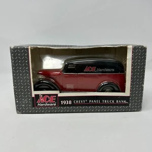 Vintage 1938 Chevy Panel Ace Hardware Die Cast Metal Coin Bank - Picture 1 of 8