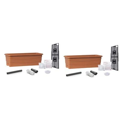 Novedad (#80655) EarthBox Junior Kit Jardín, Natural, Terracota (Pack de 2) Foto 1 de 4