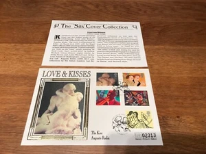 Cubierta de seda Mercury - amor y besos - edición limitada - estampillas especiales de mano - Imagen 1 de 3