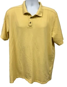 Columbia PFG Omni Shade SS Polo Mens Size XL Yellow Fishing Hunting Shirt - Picture 1 of 8