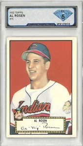 1952 Topps AL ROSEN #10 💎 DSG 5 EX - Picture 1 of 2