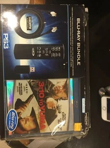 Blu-Ray Bundle For PS3 HDMI 8' Cable Remote Control Receiver & Movie - Picture 1 of 3