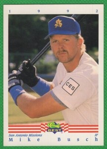 Mike Busch - 1992 Classic Best #346 - San Antonio Missions Baseball Card
