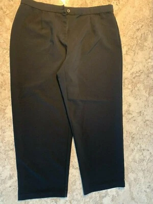 Pantalones de vestir negros; Liz Baker; talla 16WP Foto 1 de 3