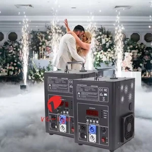 2XWedding Event DMX DJ Firework Machine Stage Special Effect Cold Spark Machine - Picture 1 of 11