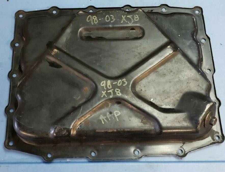 1998 1999 2000 01 2002 2003 JAGUAR XJ8 XJ8L VANDEN PLAS V8 4.0L ENGINE OIL PAN - Image 1 of 2