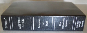 Thompson Answer Bible Treasures Of Truth NIV Study System Imitation Leather Bran - Bild 1 von 3