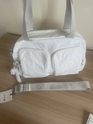 Kipling Cool Defea Hand Schultertasche Crossbody in Pure Alabaster Neu - Bild 1 von 4