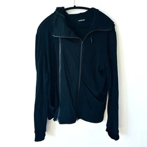 Chaqueta Diet Butcher Piel Delgada Asimétrica Cremallera Talla Grande - Imagen 1 de 7