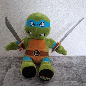 Build A Bear Teenage Mutant Ninja Turtles Leonardo Plush Nickelodeon - Picture 1 of 7
