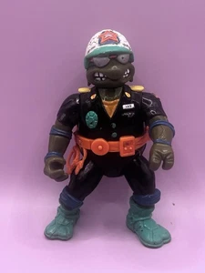Figura de policía de policía de Leo Leonardo Make My Day 1991 Playmates TMNT de colección - Imagen 1 de 4