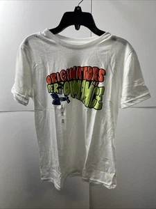 Under Armour Youth Boys White T Shirt Graphic Print Short Sleeve , Size YM - Picture 1 of 2