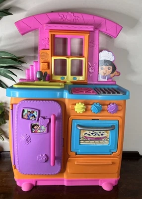 Dora The Explorer Talking Kitchen 2011 PROBADO FUNCIONA Fisher Price Mattel Foto 1 de 4
