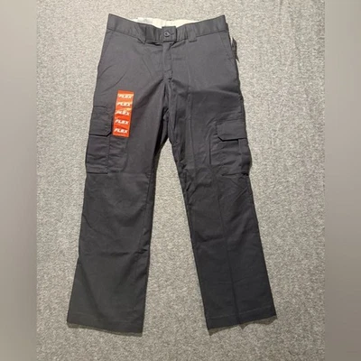 Dickies Flex Cargo Pants mens 32x30 black Regular Straight durable light work - Image 1 of 4