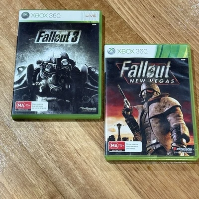 Fallout New Vegas & Fallout 3 Microsoft Xbox 360 Games Bundle - Image 1 of 4
