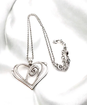 Brighton Celestia Love  Crystal Heart Pendant Necklace - Image 1 of 4