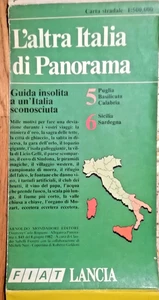 1982 PANORAMA MAPPA GUIDA INSOLITA A UN'ITALIA SCONOSCIUTA FG 5 e 6 LANCIA TREVI - Foto 1 di 6
