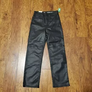 NWT GAP Teen Sky High '90s Loose Black Jeans with Washwell Modal Blend Girls 10 - Picture 1 of 8