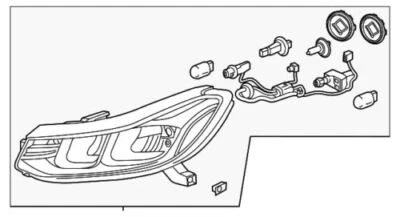 Faro lateral del conductor GM 42771351 genuino Foto 1 de 2