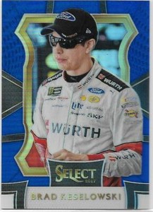 Brad Keselowski 2017 Select Blue Prizm #10 SN 022/199