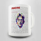 John Lennon Imagine Geschenkbecher - mit Texten aus John Lennons klassischem Lied