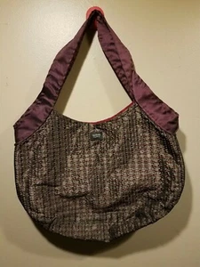 Madison Handbag** Medium Size Shoulder Bag Purple And Green - Picture 1 of 8