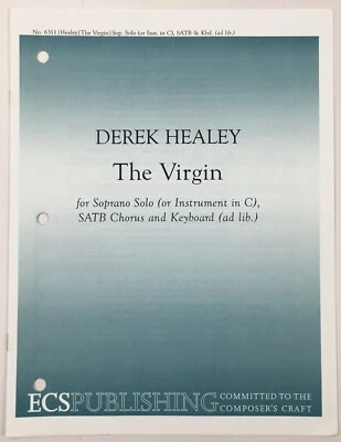 The Virgin SATB Chorus Soprano Solo Keyboard Sheet Music Derek Healy ECS Pub - Image 1 of 4