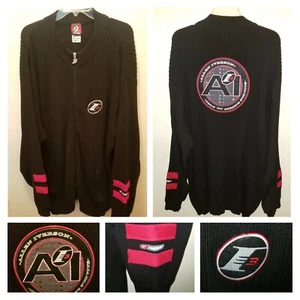 Allen Iverson Sweater Mens 3XL Black Embroidered Limited Edition NBA Basketball - Picture 1 of 12